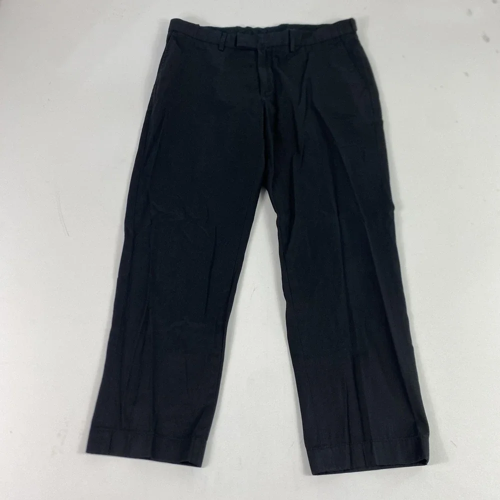 Polo Ralph Lauren Pants Mens 37x31 Navy Chino Adjustable Waist Cotton Casual